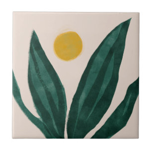 Coleção de Azulejos Verde e Amarelo MHN