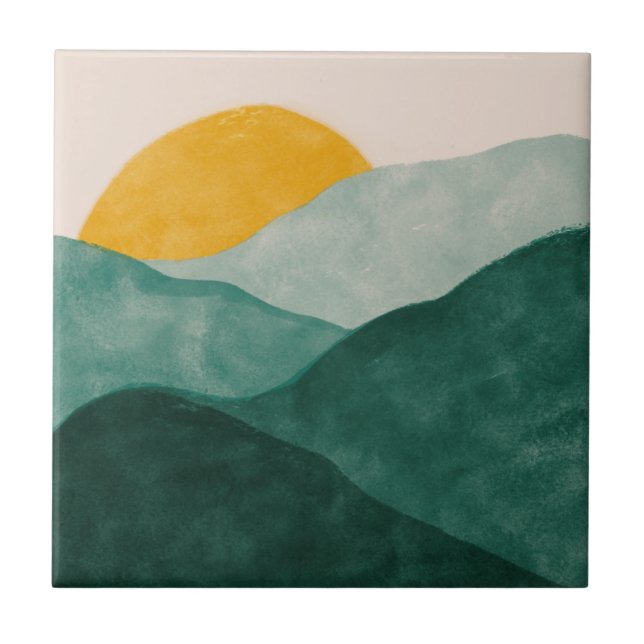 Coleção de Azulejos Verde e Amarelo MHN (Frente)