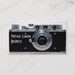 Coleção de CÂMERAS VINTAGE 01 Cartão de visita
