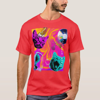 Coleção de Camisas Feias de Gato de Trippy TSirt