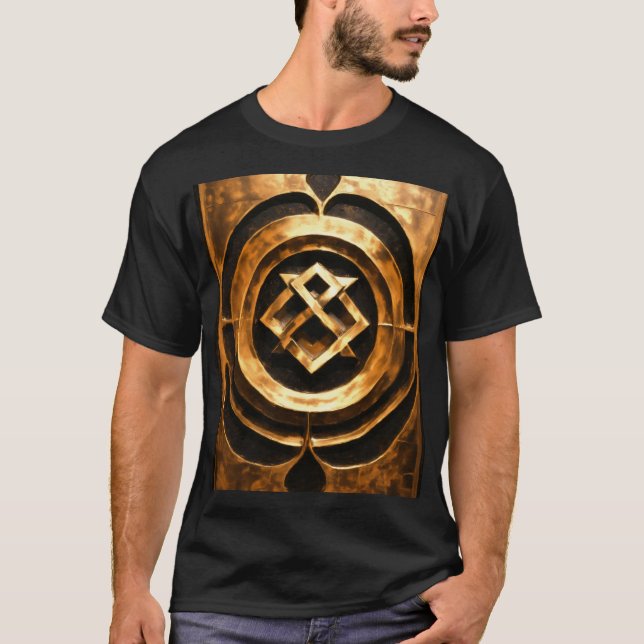 Coleção de Camisas T de Bronze de Símbolo Infinito (Frente)