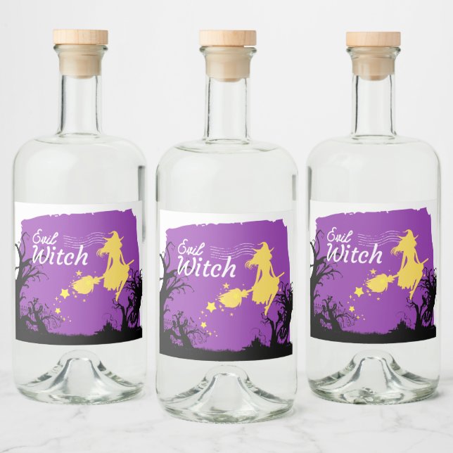 Coleção de Carimbo de Halloween "Mau Witch" (Garrafas)