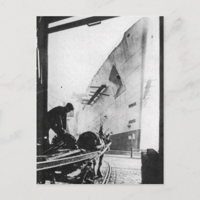 Coleção de Cartões Postais da Rainha Mary RMS (Frente)