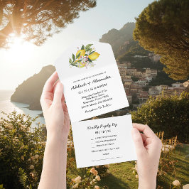 Coleção de Casamento de Limão Mediterrâneo Citrino
