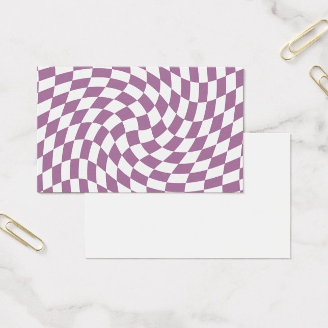 Coleção de Casamento Lilás Roxo Xadrez Check (Escritótio)