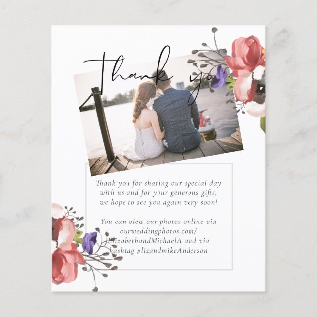 Coleção de Casamentos de Cores de Queda Rústica -  (Frente)