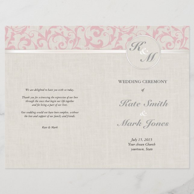 Coleção de Casamentos Rosa SmartElegance (Frente)