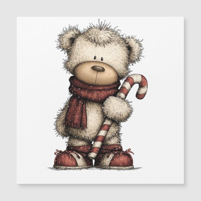 Coleção de Clipart de Natal | Urso de Pelúcia  (Frente)