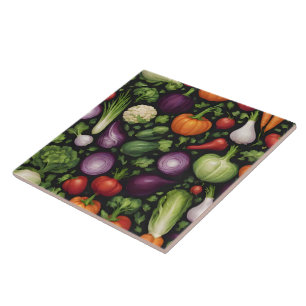 Coleção de Comidas Saudáveis de Vegetais Felizes d