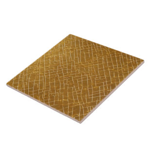 Coleção de Deco de Pintura Branca Dourada Moderna
