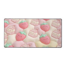 Coleção de Doce Tratamento Morango Kawaii
