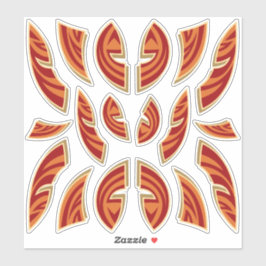 Coleção de Ícones Africanos - Adesivos de Contorno