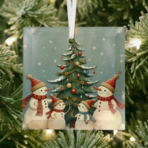 Coleção de Natal da Família do Boneco de Neve Fest