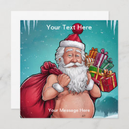 Coleção de Natal Engraçado Papais noeis Sujos