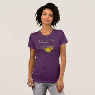 Coleção de Natureza. Camisa de Presente de Anivers
