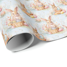 Coleção de Papel de Presente do Coelho da Páscoa