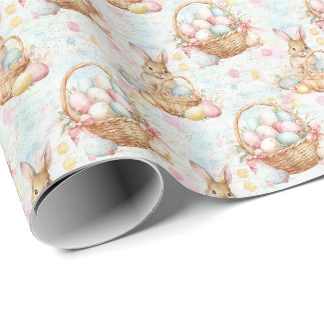 Coleção de Papel de Presente do Coelho da Páscoa (Ponta do rolo)