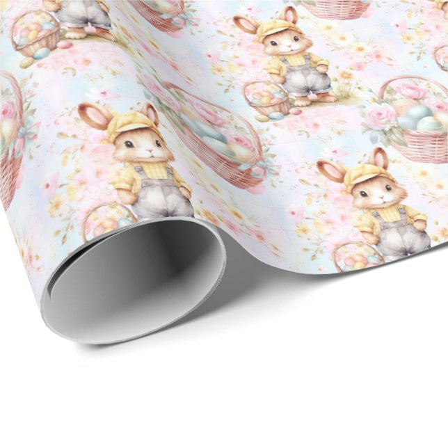 Coleção de Papel de Presente do Coelho da Páscoa (Ponta do rolo)