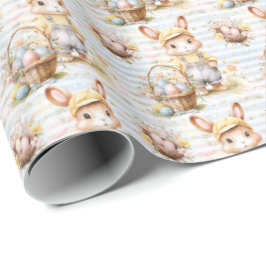 Coleção de Papel de Presente do Coelho da Páscoa