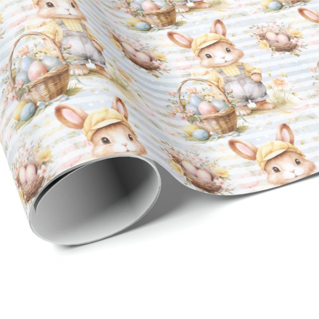 Coleção de Papel de Presente do Coelho da Páscoa (Ponta do rolo)