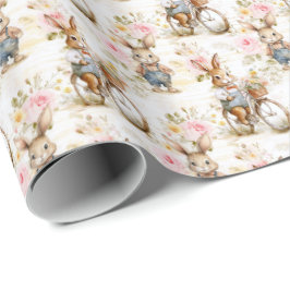 Coleção de Papel de Presente do Coelho da Páscoa