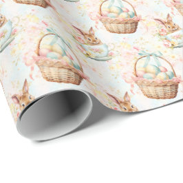 Coleção de Papel de Presente do Coelho da Páscoa