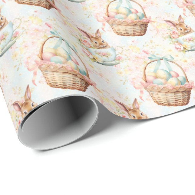 Coleção de Papel de Presente do Coelho da Páscoa (Ponta do rolo)