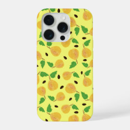 Coleção de Peras Douradas Amarelo Brilhante