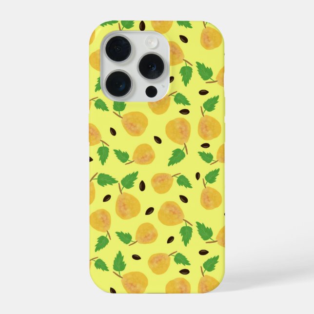 Coleção de Peras Douradas Amarelo Brilhante (Verso)