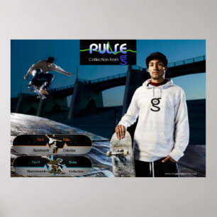 Coleção de pulsos - Poster de skate