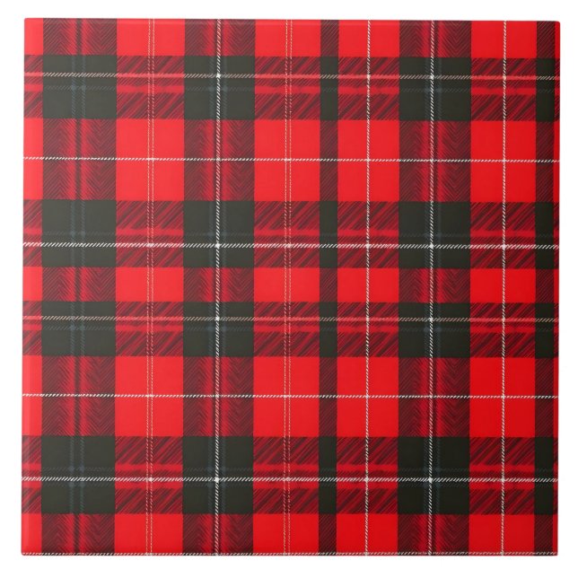 Coleção de Tartan Tradicional Vermelho xadrez (Frente)