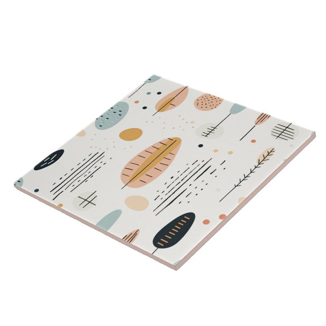 Coleção de tendências do Abstrato de Retro Boho (Lateral)