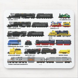 Coleção de Trens PTW Mousepad