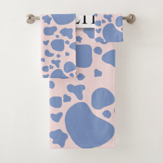 Coleção de Vacas Rosa - Conjunto de Toalhas de Ban