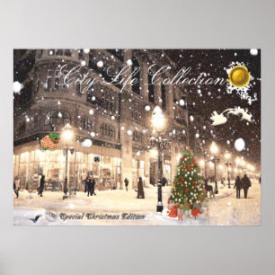 Coleção de vida na cidade nº 4, papel de Poster de