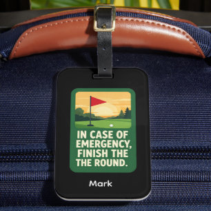 Coleção Divertida de Etiquetas para Bolsa de Golfe