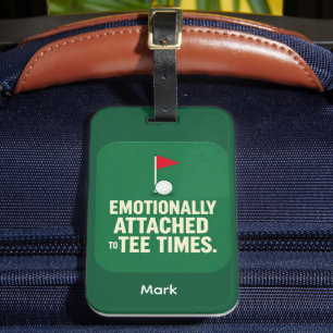 Coleção Divertida de Etiquetas para Bolsa de Golfe