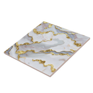 Coleção Dourada de Agatas Marble Popular