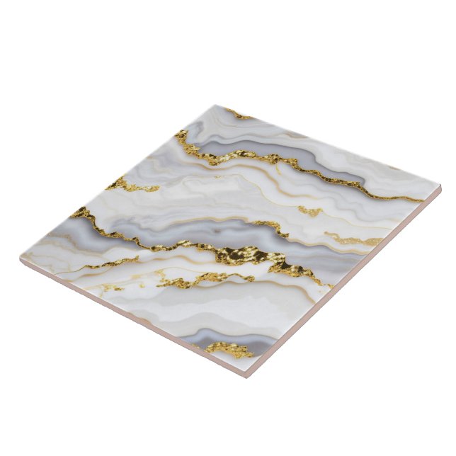 Coleção Dourada de Marble de Agato Moderno (Lateral)