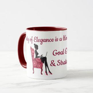 Coleção Lady Elegance Caneca de Café