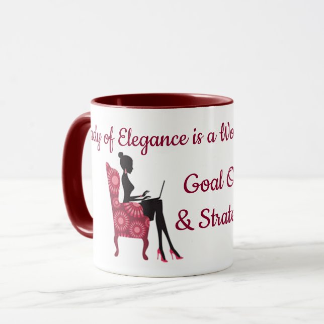Coleção Lady Elegance Caneca de Café (Frente Esquerda)