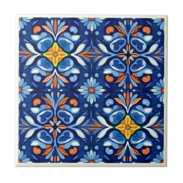 Coleção Mexicana de Azulejos Cerâmicos Talavera (Frente)