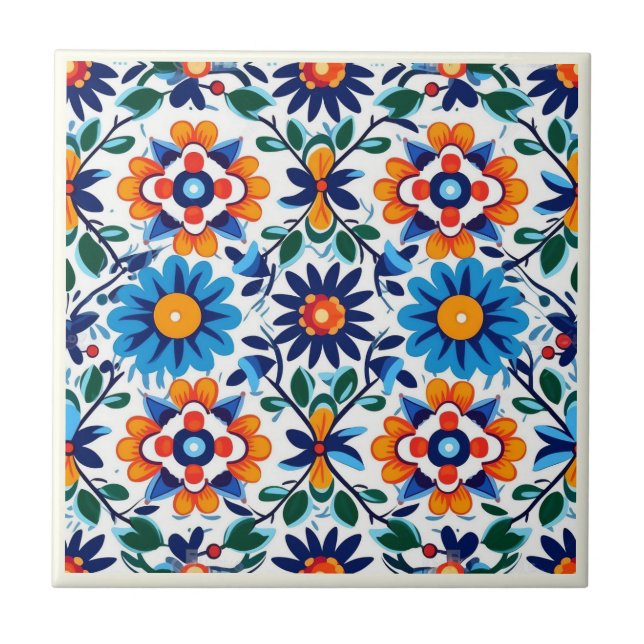 Coleção Mexicana de Azulejos Cerâmicos Talavera (Frente)