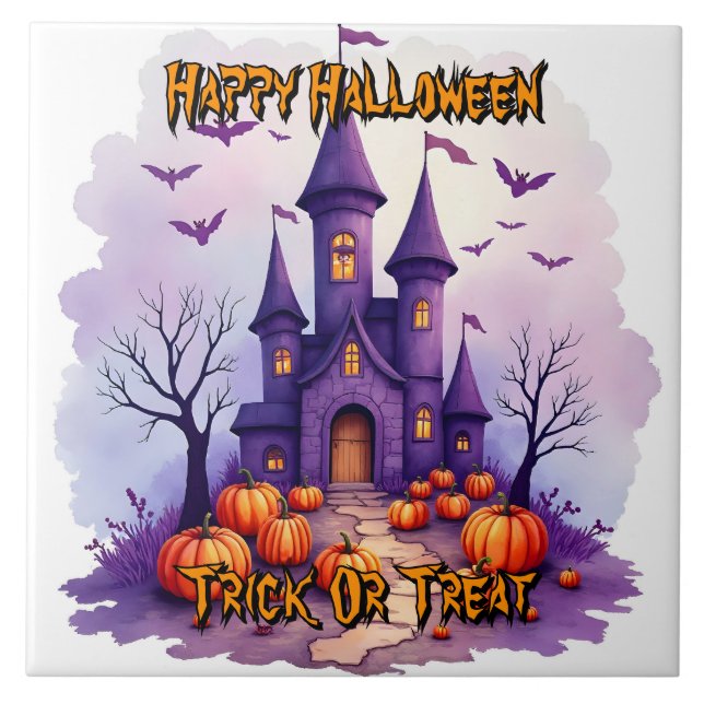 Coleção Moderna de Halloween Assustadora e Fofa (Frente)