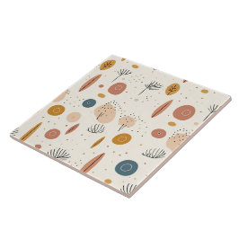 Coleção Moderna do Retro de abstrato Boho