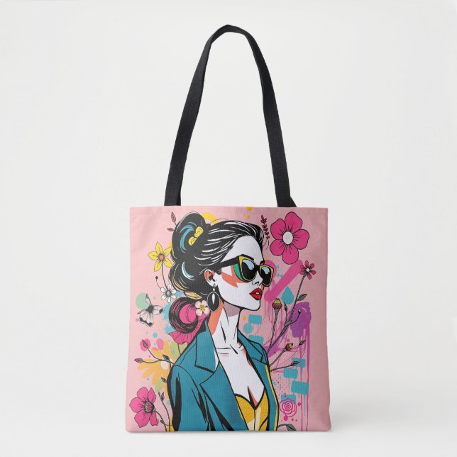Coleção Neon Elegance Art Dual Tote ✨💫 (Frente)