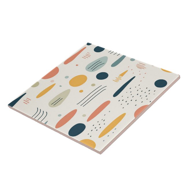 Coleção Popular do Abstrato de Boho Retroativo (Lateral)