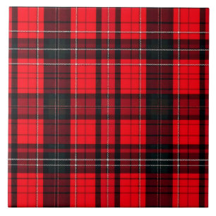 Coleção Popular Tradicional de Tartan Vermelho xad