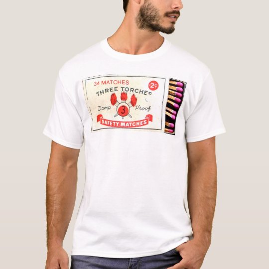 Coleção "Safety Matches" - Three Torches Camiseta