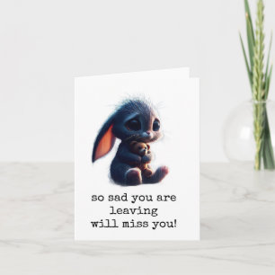 Colega Saindo, Saindo, Boa Sorte, Cartão